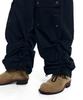 AAKAM Shirring Utility Cargo Pants (Black)