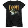 Doctor Doom Womens/Ladies Iconic Villain Ringspun Cotton Fitted T-Shirt