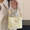 Small Square Soft Handbag With Inner Phone Pocket For Summer Daily Wear