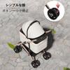JZOOOZ Separated Pet Cart for Dogs Light with 4 Swivel Front and Rear Wheel Easy to and Suitable for Multiple Perfect for Walking and Nursing (Size