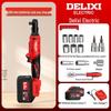 Delixi Electric 90° Right Angle Ratchet Wrench, High Torque Lithium Battery Tool, Professional Grade