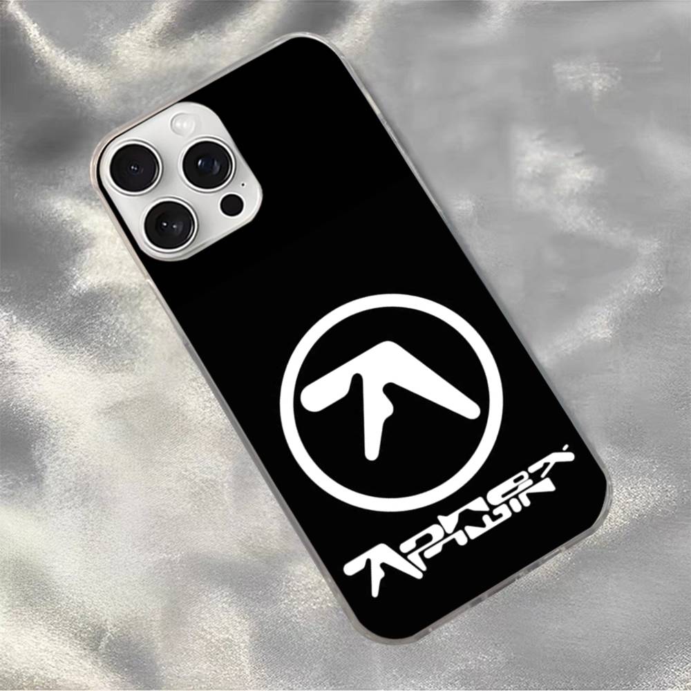 

A-Aphex Twin Symbol For iPhone 17 Air 16 15 14 13 12 11 Pro Max Plus Phone Case Silvery Satin Glossy Surface iPhone 12pro max
