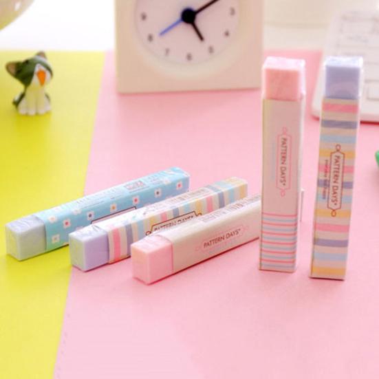 2 Stück Kawaii Cartoon Blume Radiergummis Gummi Farbig Schülergeschenk Schulsachen