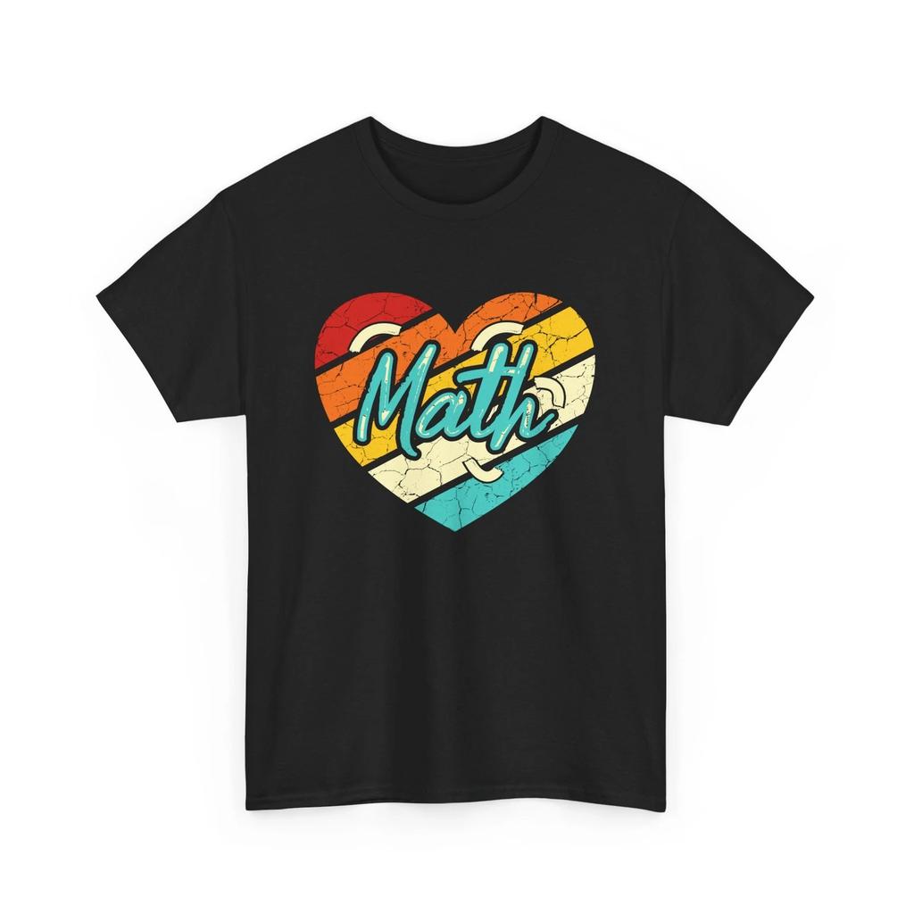 Mathematics Shirt, Math Heart Mathematics Lovers Teachers Students Shirt