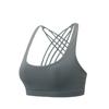 Womens Beauty Back Wireless Padded Gathering Sports Bra For Yoga Gym