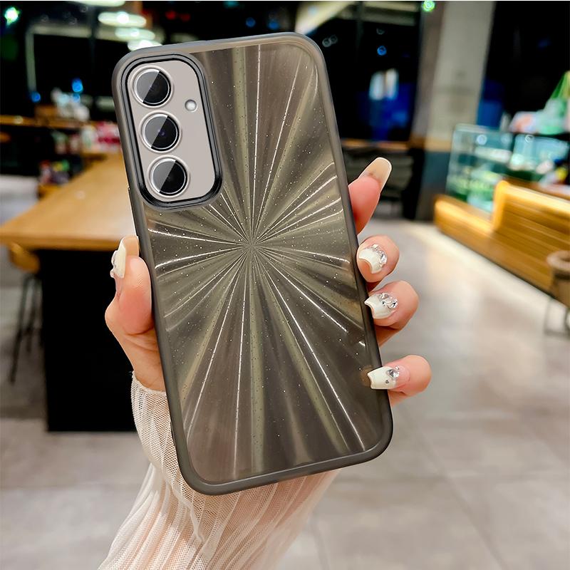 Krásný měkký silikonový kryt na telefon s barevným vzorem ohňostroje pro Samsung Galaxy S24 5G Nárazuvzdorný kryt s plnou ochranou fotoaparátu