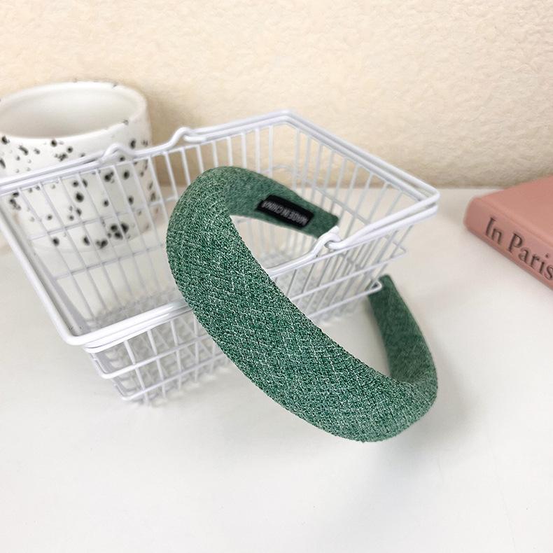 

UXSL Новые мягкие повязки на голову Женские широкие ободки для волос Ромбовидная решетка Обруч для волос Девушки Губка Нескользящая повязка на голову Аксессуары для волос