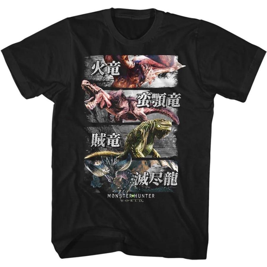 Monster Hunter - Mens 4 Monsters T-Shirt S