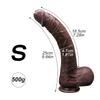 Scimitar Dildo – Extra Large Curved Silicone Dildo with Double Density, Realistic Veins, Strong Suction Base, Adult Sex Toy for Couples