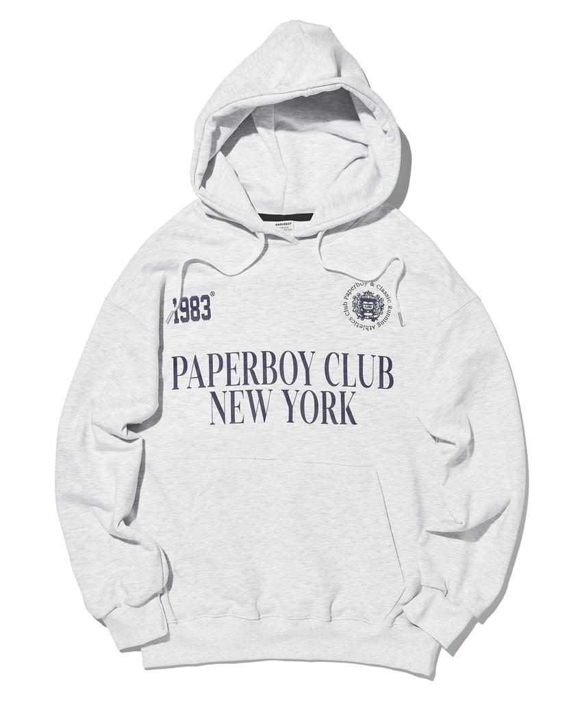 Sports Club Hoodie - White Melange (Type B)