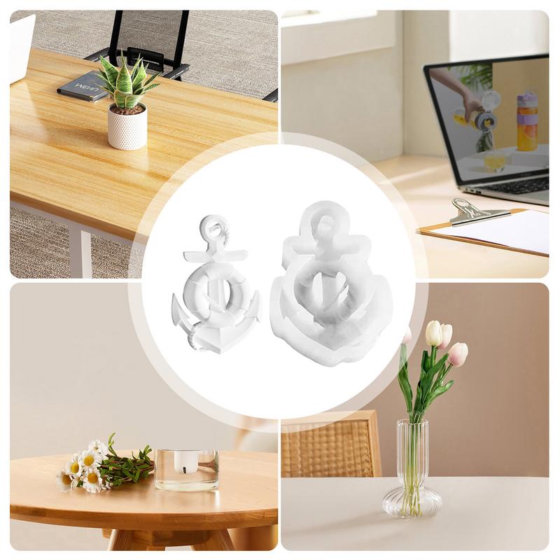 Schiffsankerform Schiffsanker Wiederverwendbare Silikon DIY Form Anfängerfreundliche Epoxidgießharzform Leicht Entformen Für Kerzen