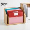 Plastic Project Folders 8Pcs Document Folders, A4 Size File Envelopes with Snap Button And Student Test Paper Organizers Label Pocket, Thickened