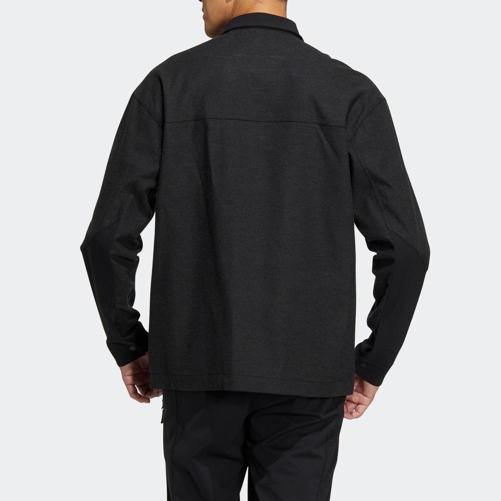 Adidas Terrex Voyg Long Sleeve Shirt With Zip Pocket Detail Men Tops Black HN2038