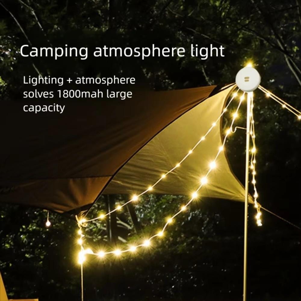 10m/7m Length Camping String Light Waterproof Fairy Lights LED Hanging Light  Outdoor Camping