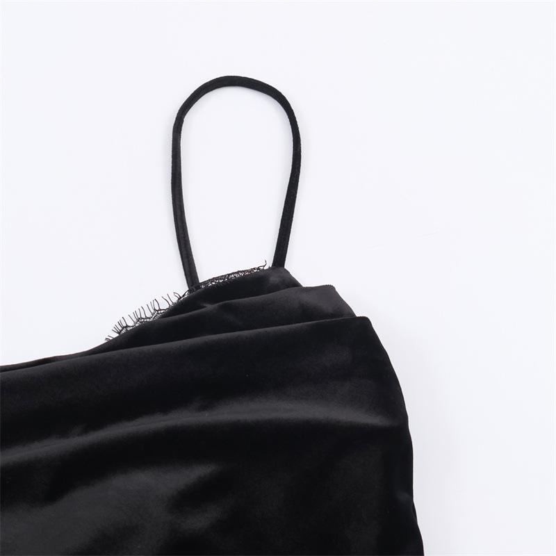 Abito da Donna in Raso di Seta Stile Europeo & Americano Inverno 2025: Alla moda & Sexy 5919215