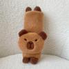 2PCS Seat Belt Cover Cute Plush Capybara Safety Seatbelt Shoulder Cover Car Seats Accessories (2*Seat Belt Covers)