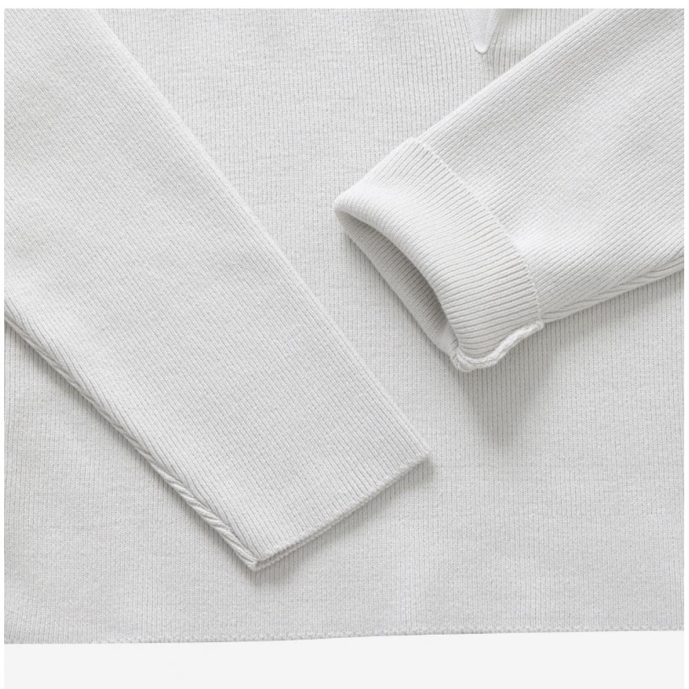 Ami Upl346 Kn0042 193 Ami De Coeur Small Heart Logo Polo Public Knit