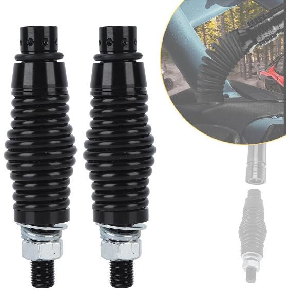 Whip Light Spring Mounting Base, 2Pcs RGB 2FT 3FT 4FT 5FT 6FT LED Whip Lamp Spring Base Protective Mounting Bracket Mount for Polaris RZR UTV ATV