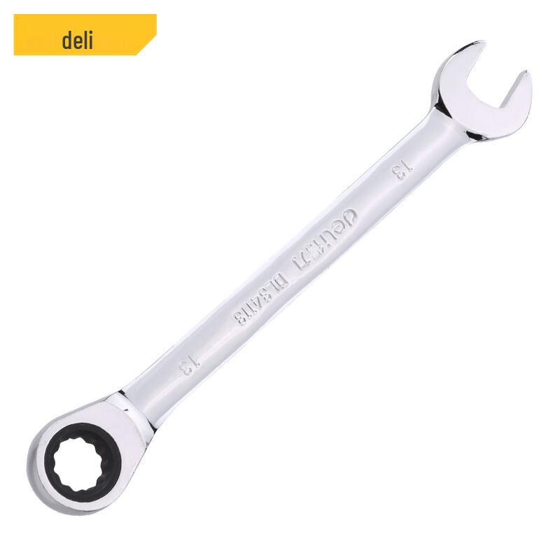 Deli Mirror Dual-Purpose Ratchet Spanner