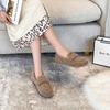 Fur Shoes Female Fall and Winter Outside 2025 Lamb's Wool Soybean Shoes Female Padded Flat Bottom Cotton Shoes Big Size