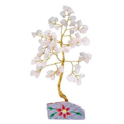 Rose Quartz Crystal Tree - 80 Gemstones