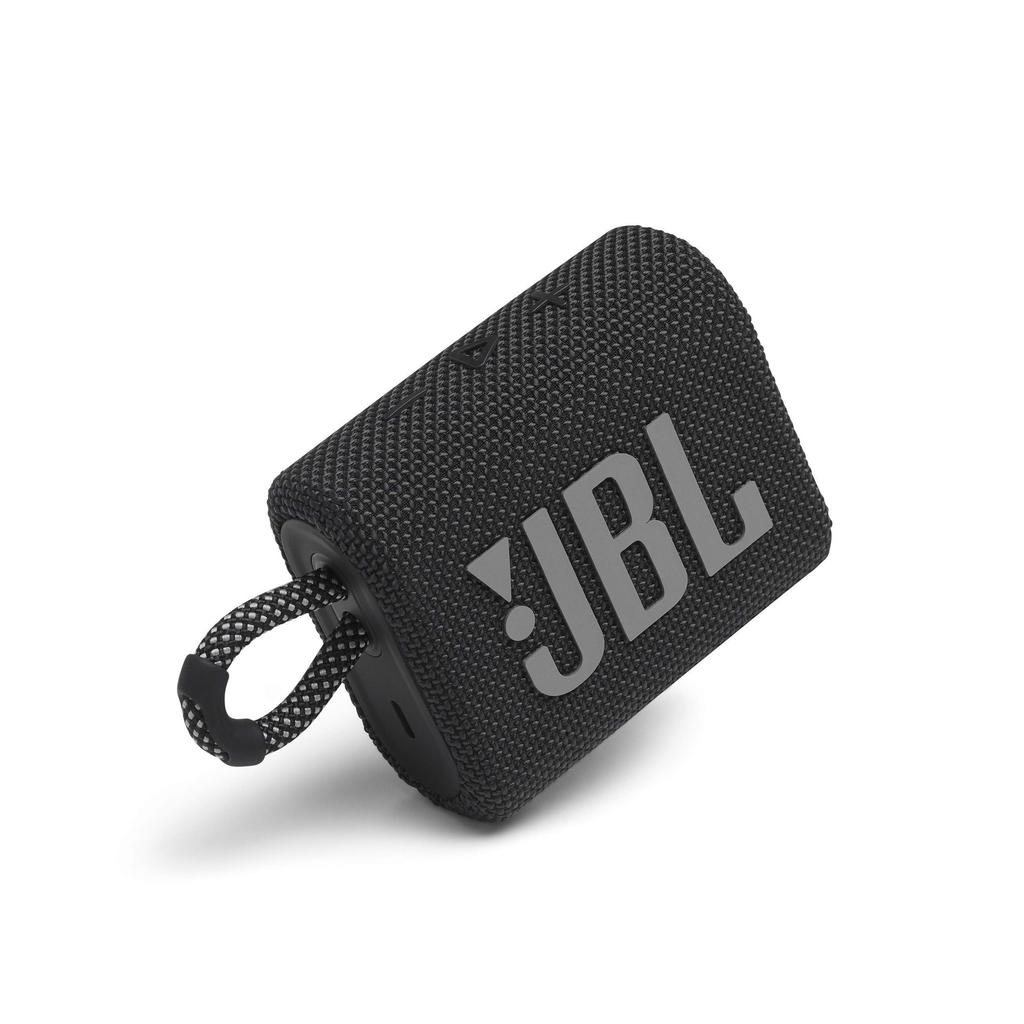 JBL GO3 Bluetooth Speaker USB-C Charging IP67 Dustproof Waterproof Portable Passive Radiator 2020 Model Black