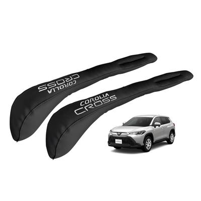 YiluGS Compatible with Toyota Corolla Embroidered Logo Symmetrical PU Leather Seat Side Gap Perfect Prevents Seat Car Seat Side Interior Seat