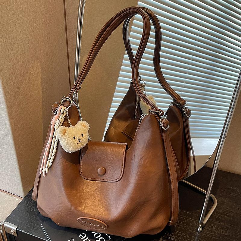 Casual Retro Large Capacity Bag, Commuting Single Shoulder Crossbody Bag, Casual Tote Bag Casually