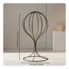 Metal Wire Hat Stand Minimalist Design Freestanding Display Space Saving Pedestal