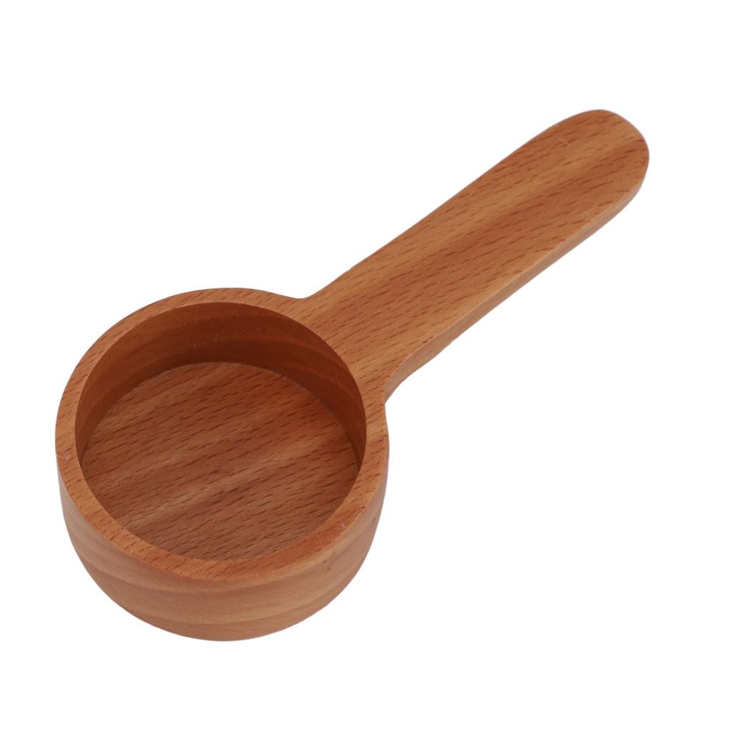Coffee Measuring Scoop Multifunctional High Accuracy Exquisite Durable Wooden Coffee Spoon for Home Kitchen Supplies