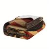 Eagle Pattern On the National Flag Flannel Printed Blanket Suitable for All Seasons Suitable for Living Room Office Sofa Travel