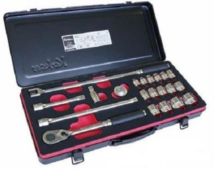 

Kohken 4285Z Socket Set 21 Pieces Z-EAL (G72) 1/2 (12.7mm) SQ.
