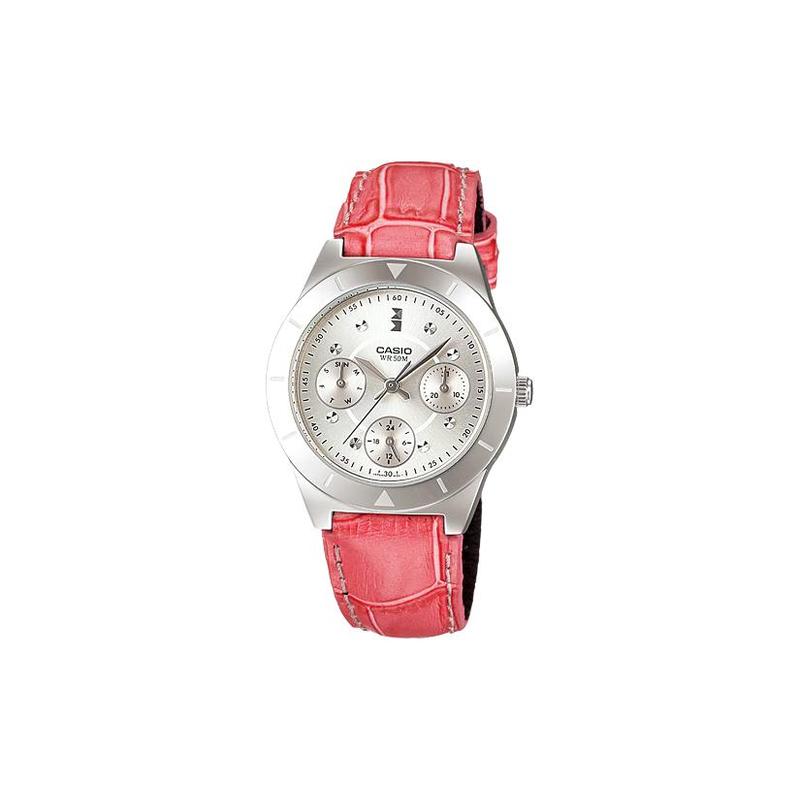 

Casio STANDARD series 24-hour indication, calendar display, waterproof, quartz movement, leather strap, Japanese and Korean watch, LTP-2083L-4A срібний