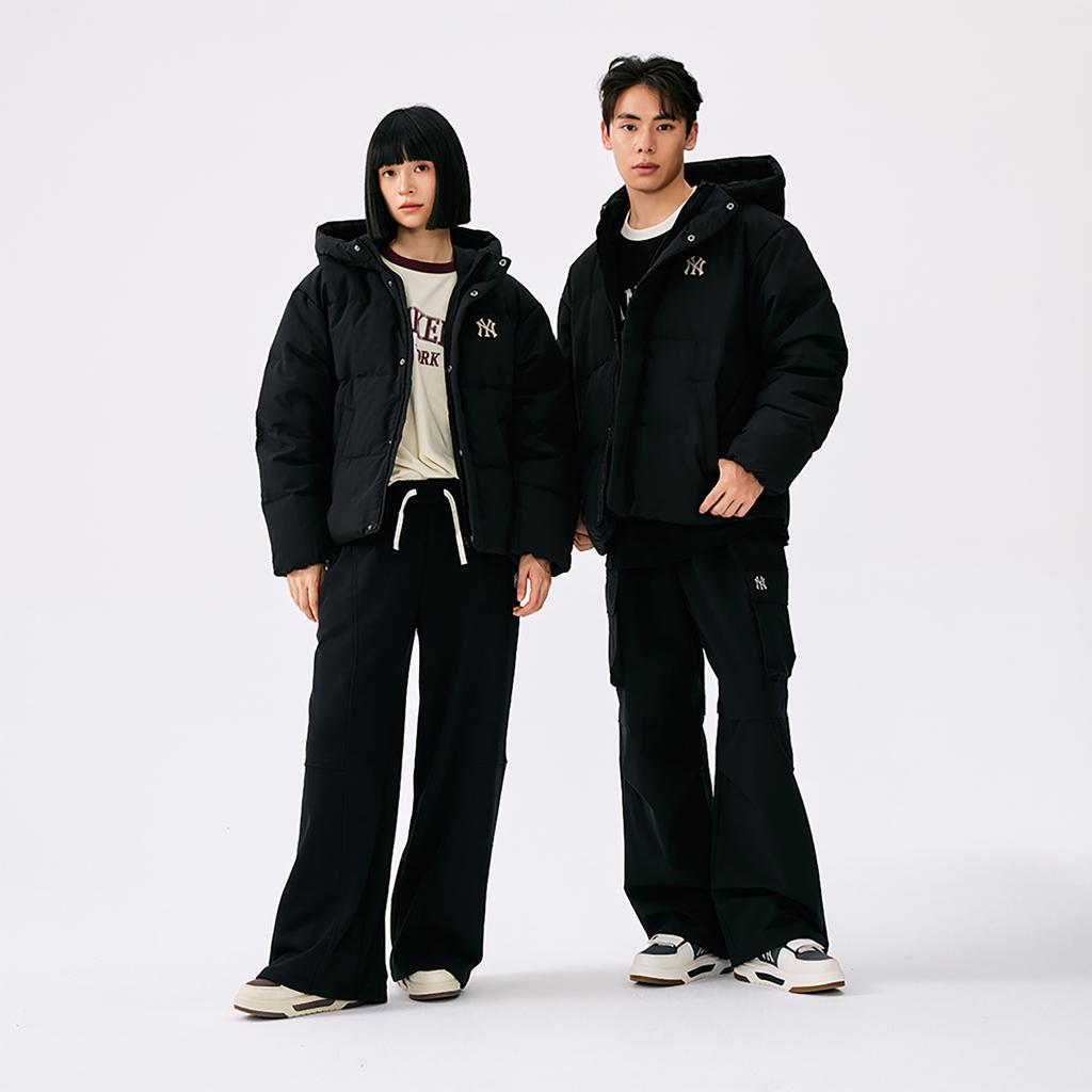 MLB Preppy Style Collection New York Yankees FW25 Down Jacket Unisex 3ADJV0356-50BKS