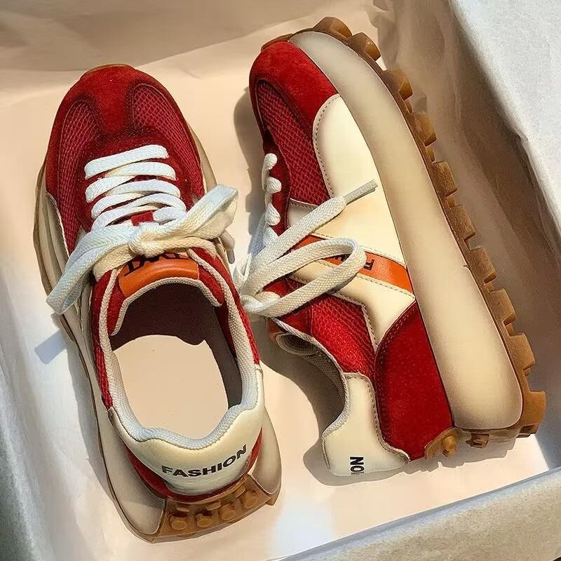 Damskie Siateczkowe Płaskie Buty Jesienne Modne Oddychające Lekkie Sportowe Antypoślizgowe Outdoorowe Do Biegania Wędrówki Damskie Buty Wulkanizowane
