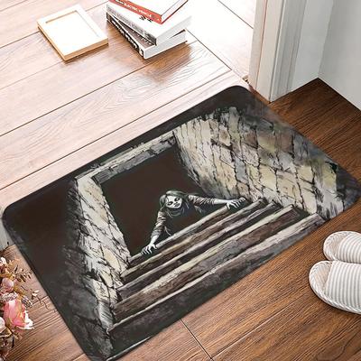 3D Illusion Mysterious Staircase Front Door Mat Anti-Slip Indoor Absorbent  Doormat Kitchen Bedroom Entrance Rug Carpet