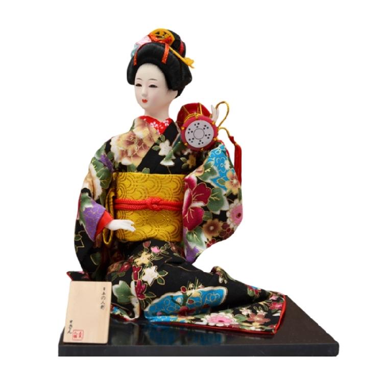 Beautifully 12Inch Kimono Toy Figurines Optional Cloth Statue for Japanese Culture Enthusiasts and Collectors