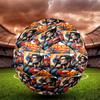 Superman Print Size 5 Soccer Ball, Standard Match Football for Sports Game and Team Practice, Ideal Gift for Soccer Fans