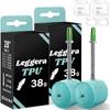 GEARTL Ultra-Lightweight TPU Regera Inner Tubes, 700 X 18-32C, for Road Bikes, with Aluminum Valves, Presta 45/60/80mm (Set of 2 60mm Inner Tubes)