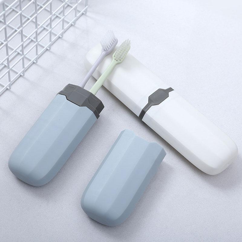 Travel Toothbrush Case, Portable Toothbrush Holder, Tableware, Pencil, and Stationery Cover for Home Organization.