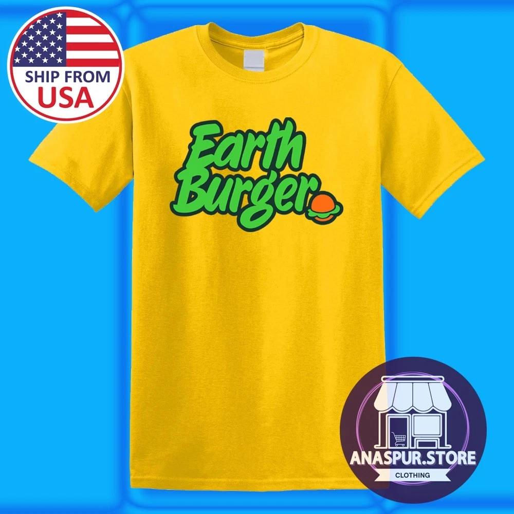 Earth Burger Veggie Restaurant Men s Yellow Size S-5XL S