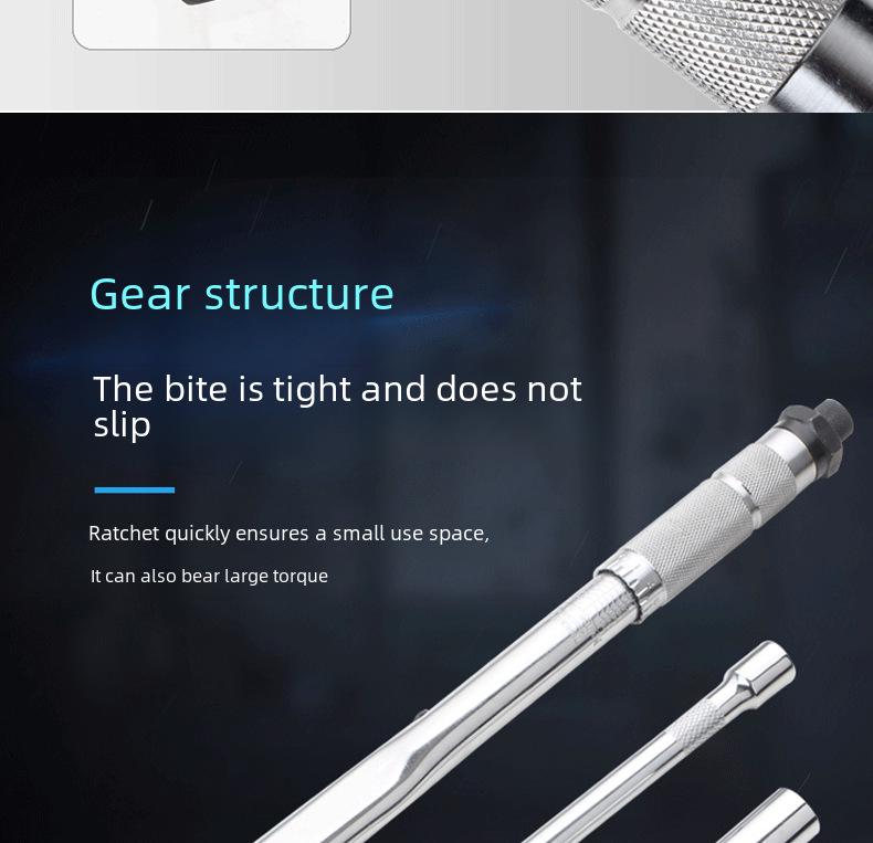 Hochpräziser, verstellbarer Drehmomentschlüssel mit Zündkerzenstecker für die Autoreparatur