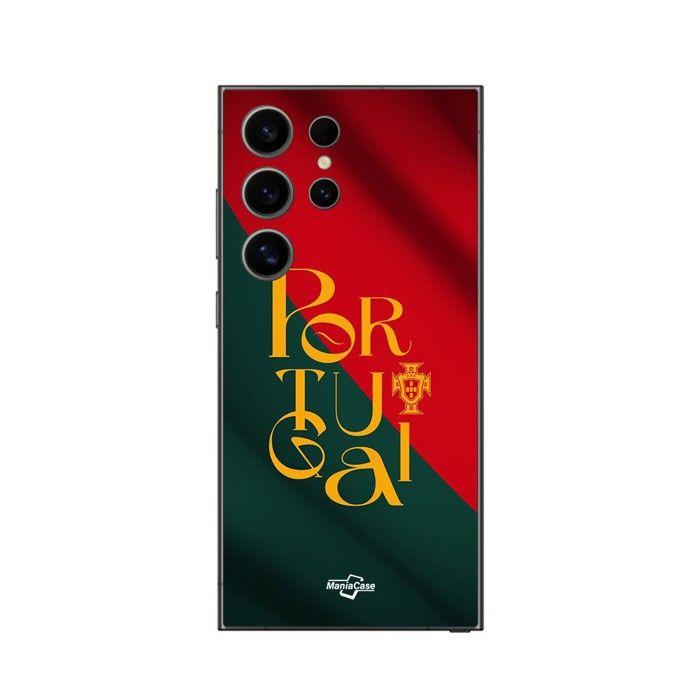 Coque Samsung Galaxy S25 Ultra portugal drapeau Maniacase schwarz