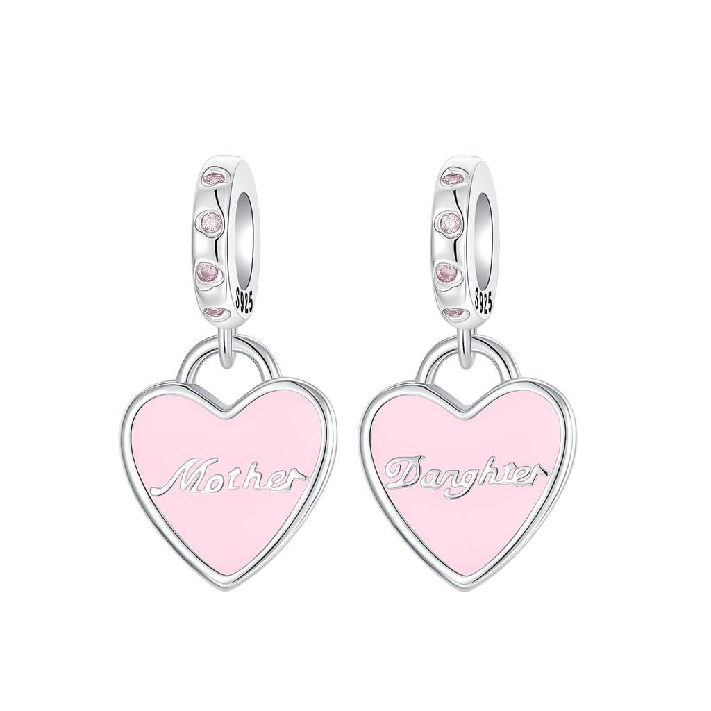 Pandantive Mărgele Argint 925 Fluture Roz Iubire Flori de Cireș pentru Coliere Brățări DIY Bijuterii Femei Cadouri