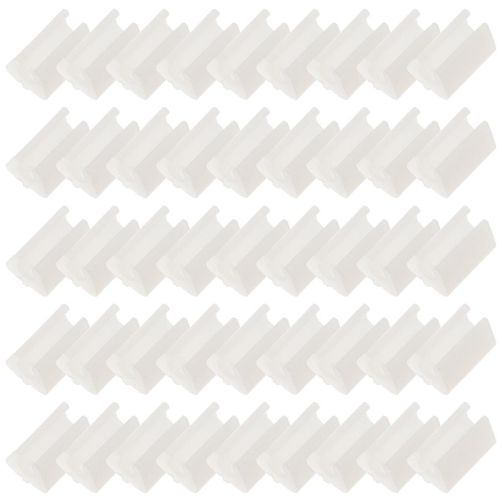 100Pcs Sink Grate Feet Plastic Chair Glides for Hardwood Floors Kitchen Rack Protector Wire Bumper Non-Slip Floor Protector