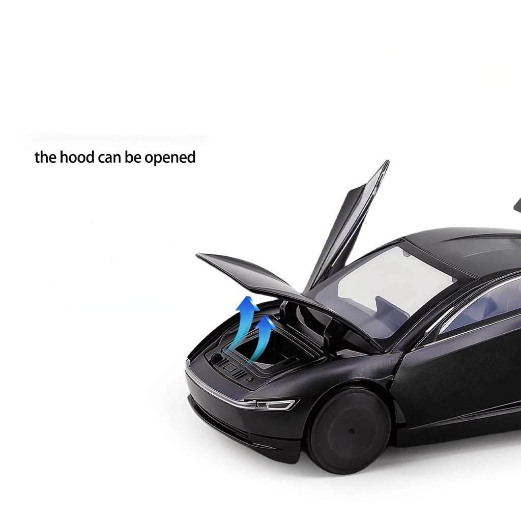 1/32 Tesla Cybercab Robotaxi Fahrerloses Taxi Legierung Metall Druckguss Modellauto Zuhause Trendige Spielzeuge Ornamente Ausstellungsstücke Sammlungen Dekorationen