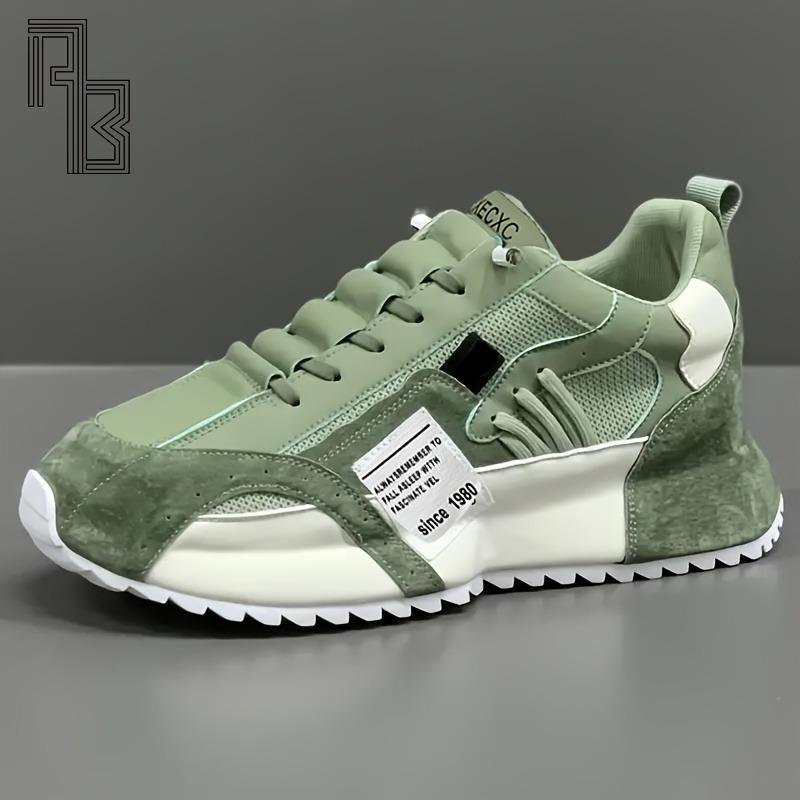 Men'S Breathable New Mesh Thick Soled Dad Shoes, Sports And Casual Height Increasing Shoes, Fashionable And Versatile Shoes