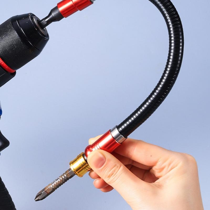 Adjustable Direction Flexible Screwdriver Shafts for Hard to Reach Areas Universal for Electric Tool In Diverse Environment