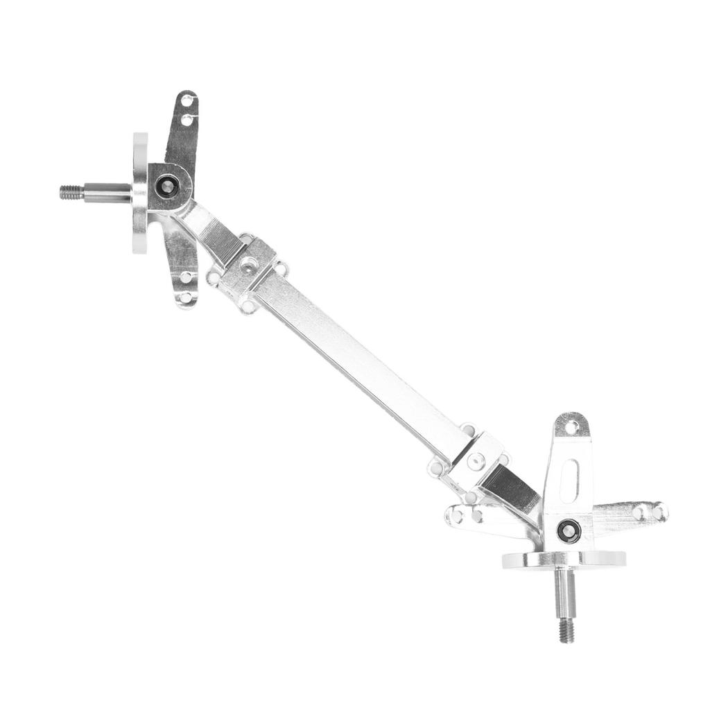 179mm RC Steering Front Axle Aluminium Alloy Silver RC Car Upgrade Part for Tamiya 114