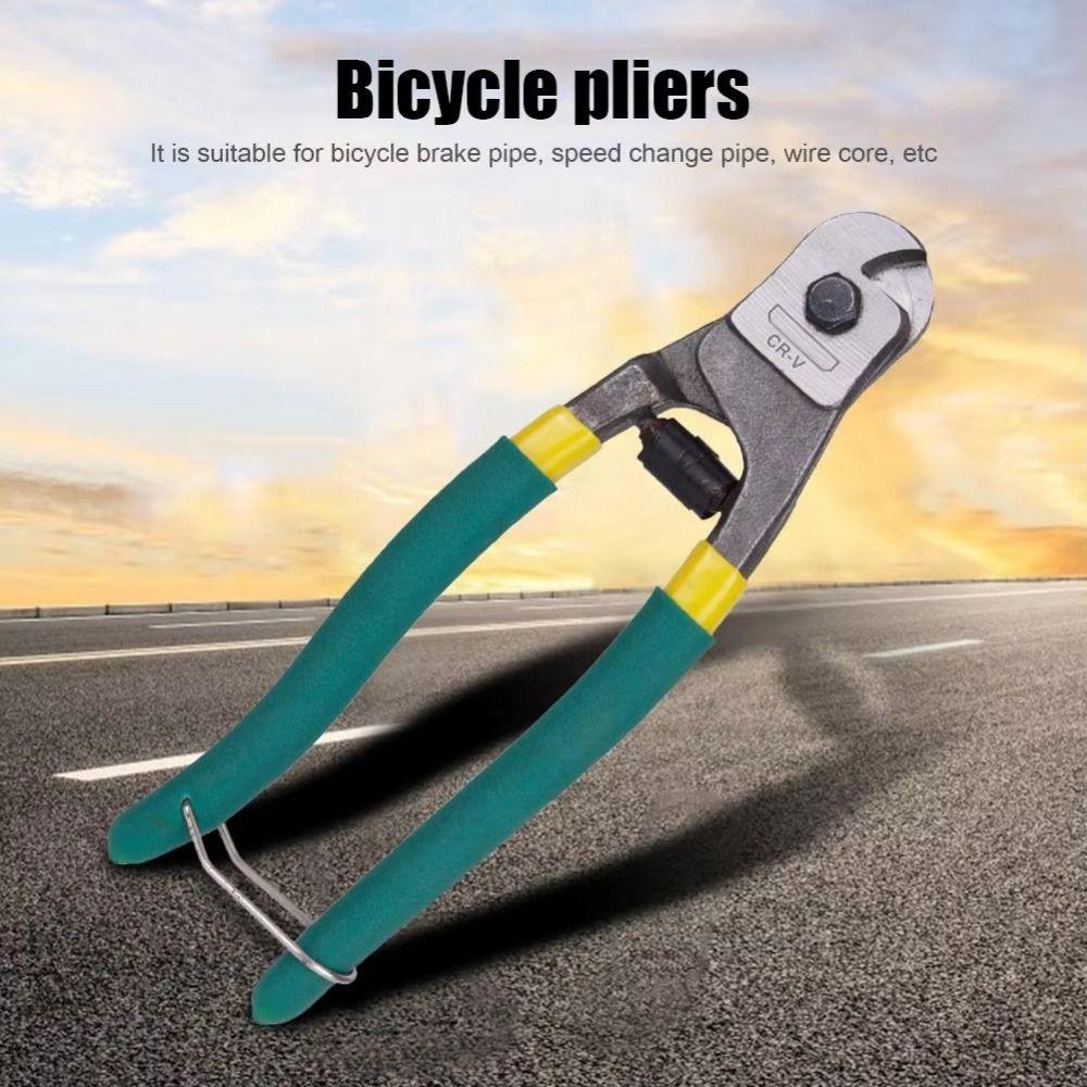 Labor-saving Shift Cable Cutter Non-slip Handle Bike Spoke Cutting Pipe Pliers Repair Tools